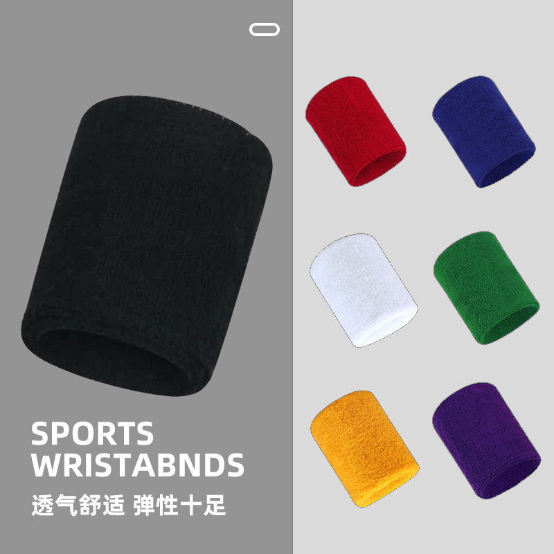 Wrist Wraps Weightlifting Support - 1 Pasang Gelang Elastis Katun Mendukung