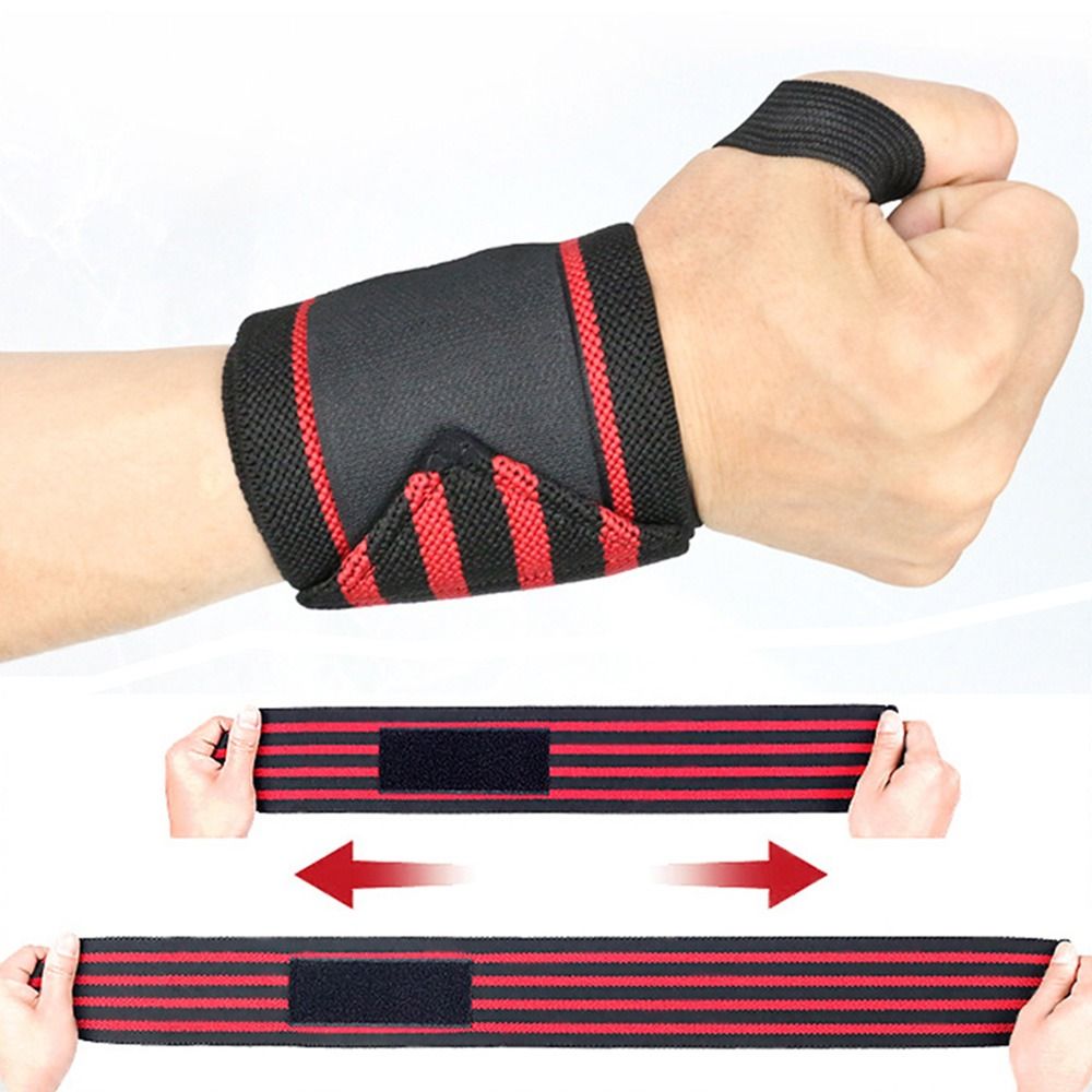 1 Pasang Penyangga Pergelangan - Wrist Wraps Weightlifting Support ulasan dan harga