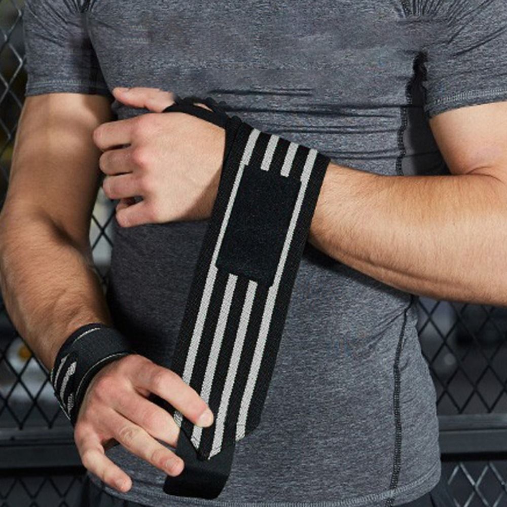 1 Pasang Penyangga Pergelangan - Wrist Wraps Weightlifting Support ulasan dan harga