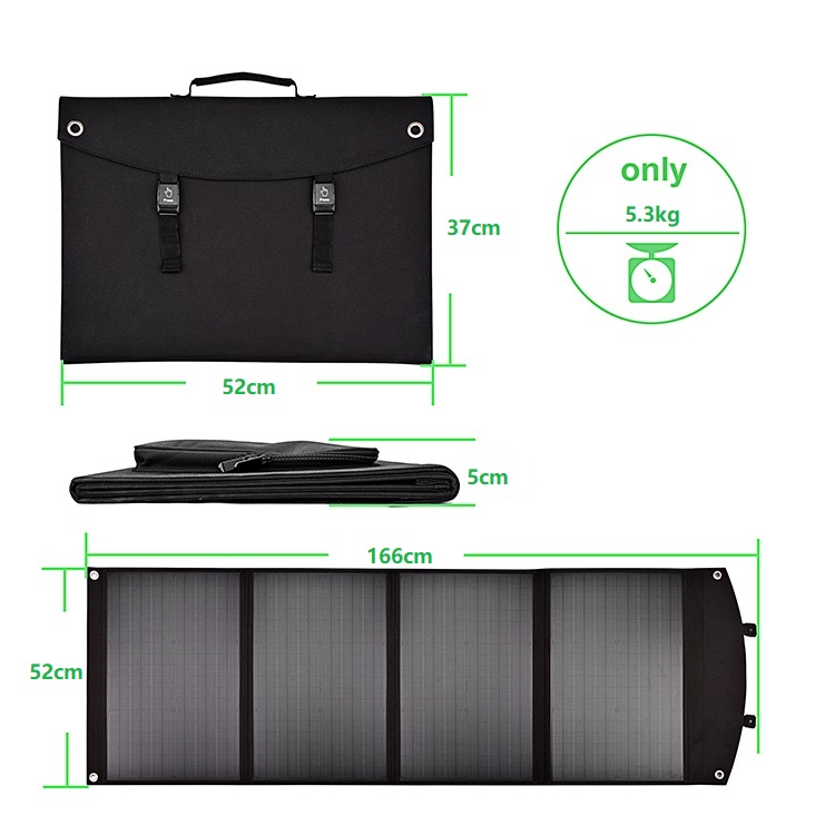 Panel Surya Lipat 100w 120w 20 - Hiking ulasan dan harga