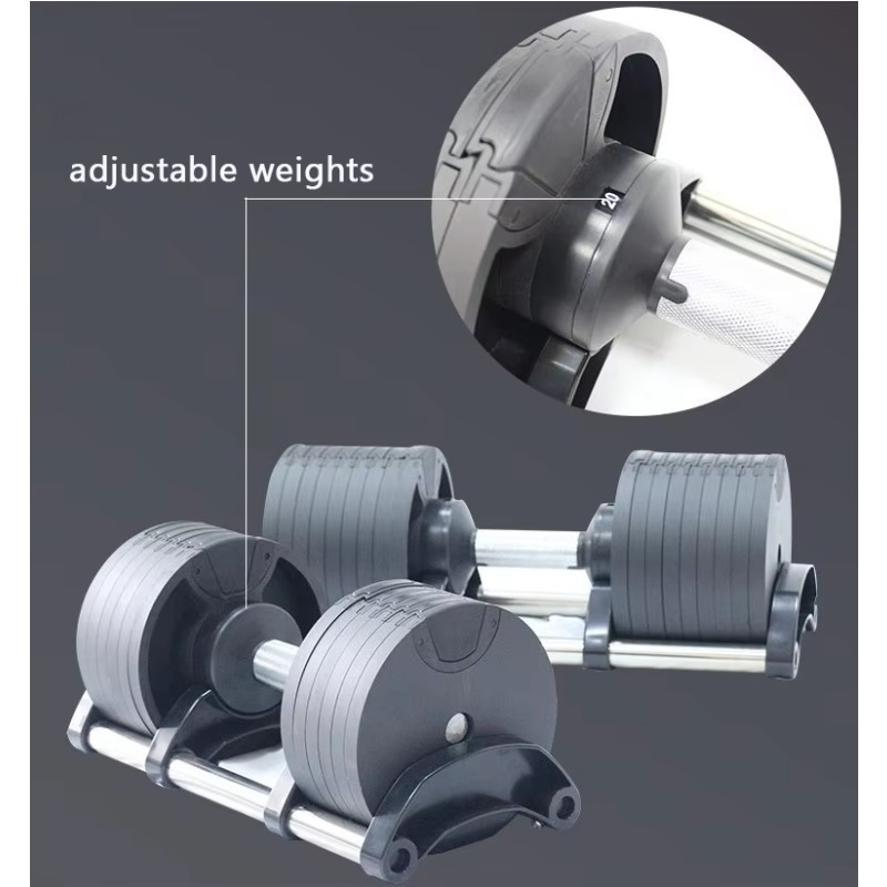 Peralatan Fitness Gym 20kg 24k - Adjustable Dumbbell Pair 40Kg ulasan dan harga